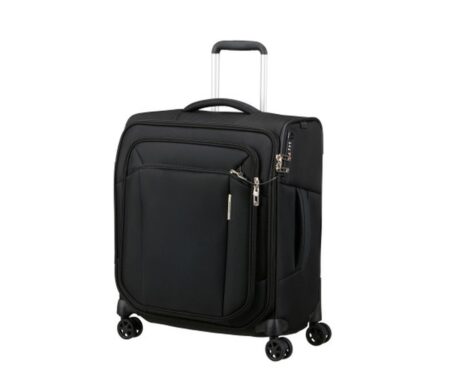 Samsonite Respark 155331-7416 Βαλίτσα Καμπίνας 56x45x25cm με 4 Ρόδες Μαύρη