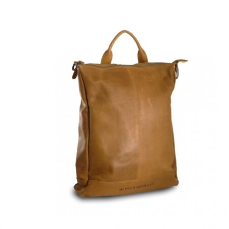 CHESTERFIELD CAMEL LEATHER BACKPACK