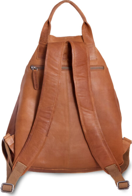 CHESTERFIELD CAMEL LEATHER BACKPACK