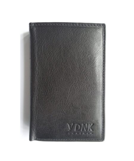 LEATHER WALLET WITH IDENTITY, DIPLOMA, 11 CARDS, FINE STANDING