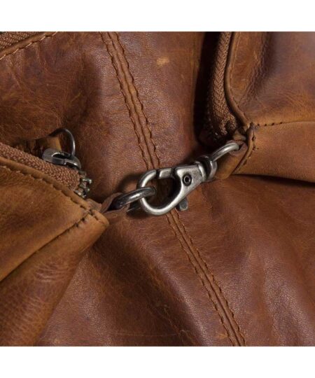 CHESTERFIELD CAMEL LEATHER BACKPACK