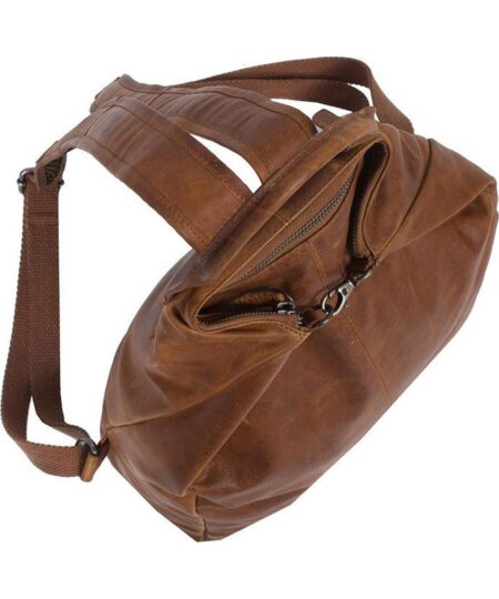 CHESTERFIELD CAMEL LEATHER BACKPACK